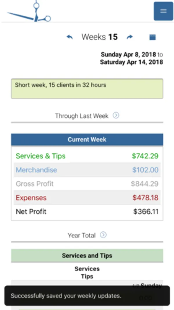 Salon Accounting screenshot 5