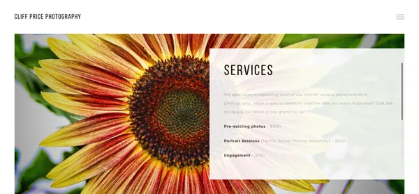 Cliff Price Photography screenshot 3