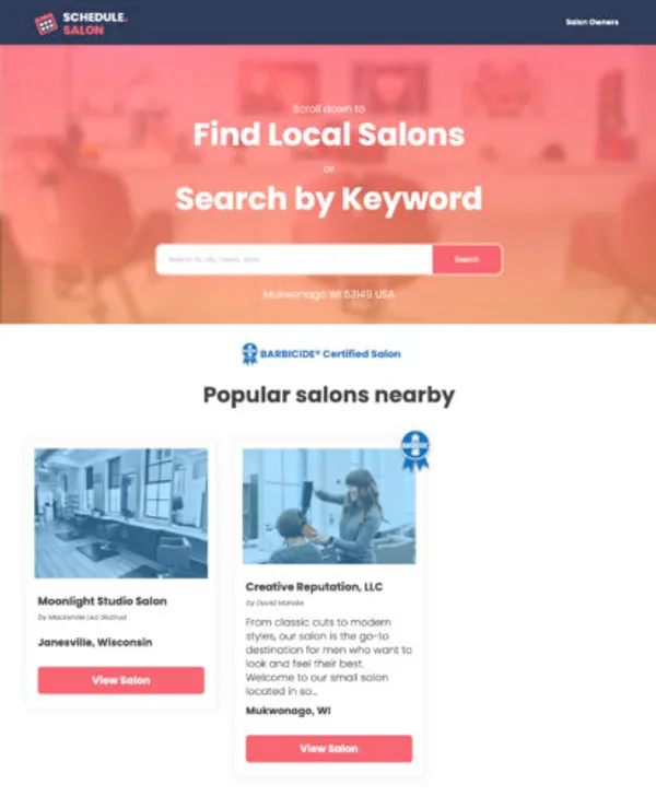Schedule.Salon screenshot 2
