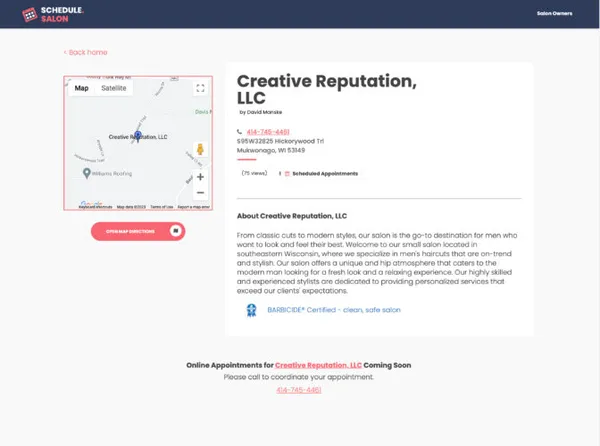Schedule.Salon screenshot 1