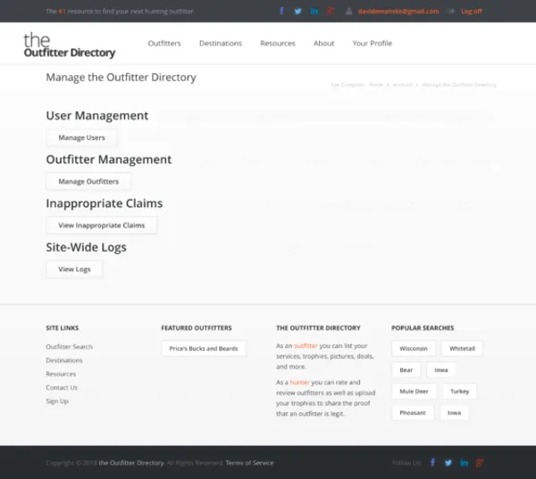 The Outfitter Directory screenshot 9