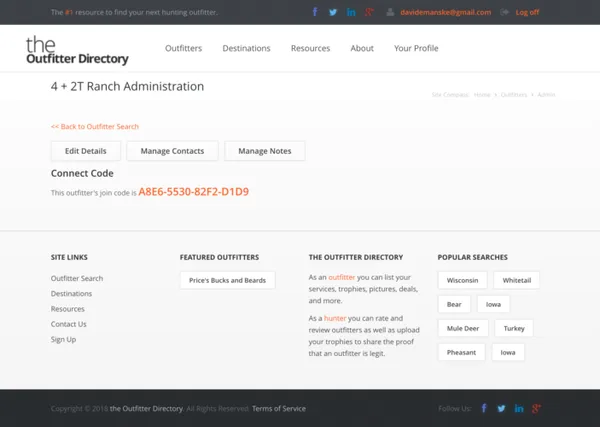 The Outfitter Directory screenshot 8