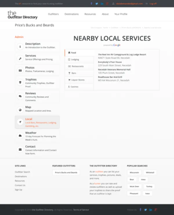 The Outfitter Directory screenshot 5