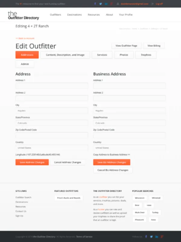 The Outfitter Directory screenshot 7